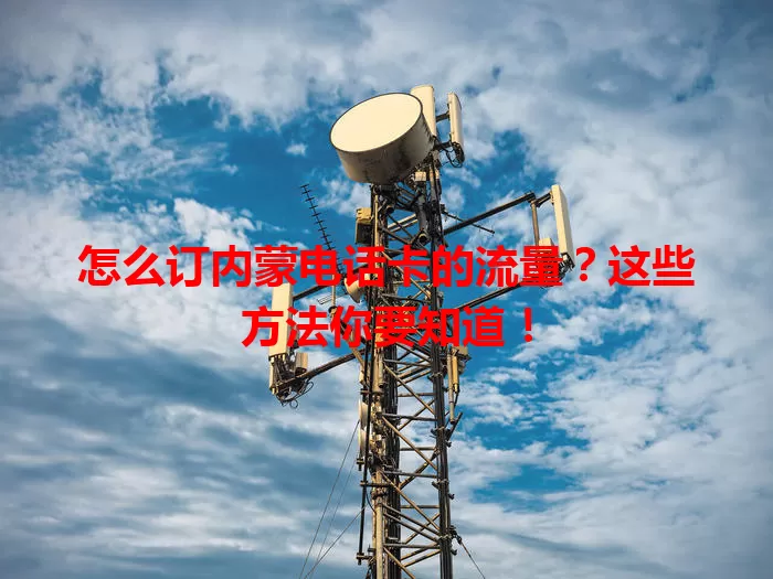 怎么订内蒙电话卡的流量?这些方法你要知道!