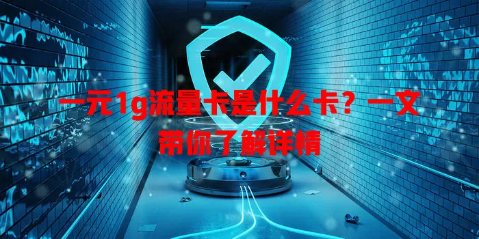 一元1g流量卡是什么卡?一文带你了解详情