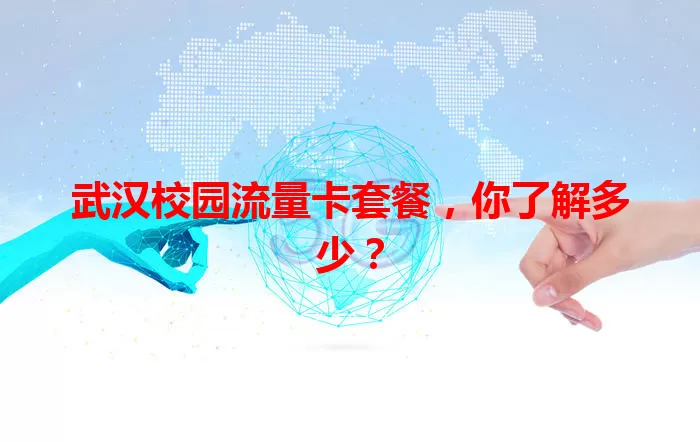 武汉校园流量卡套餐,你了解多少?