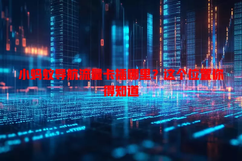 小蚂蚁导航流量卡插哪里?这个位置你得知道