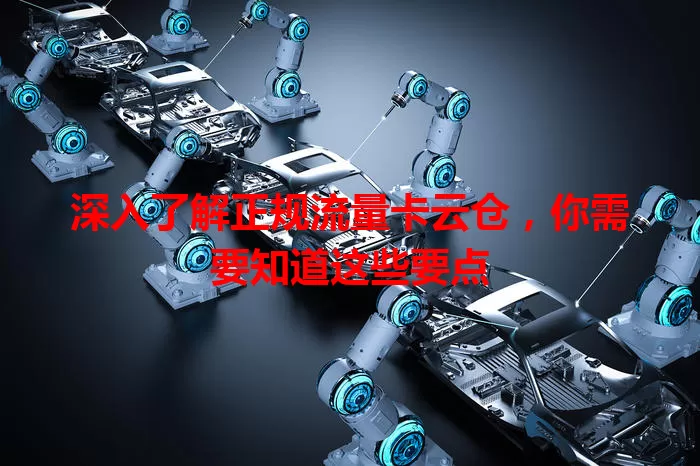 深入了解正规流量卡云仓,你需要知道这些要点