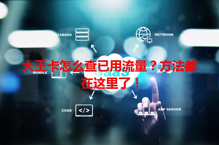 大王卡怎么查已用流量?方法都在这里了!
