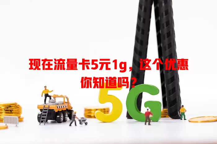 现在流量卡5元1g,这个优惠你知道吗?