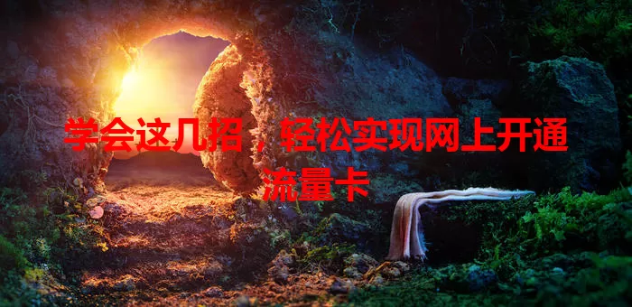 学会这几招,轻松实现网上开通流量卡