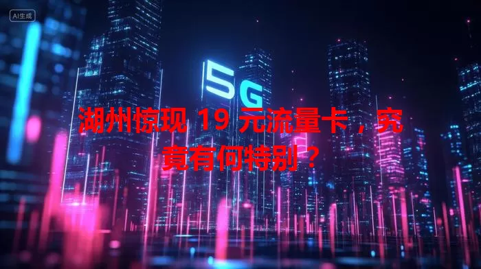 湖州惊现 19 元流量卡,究竟有何特别?
