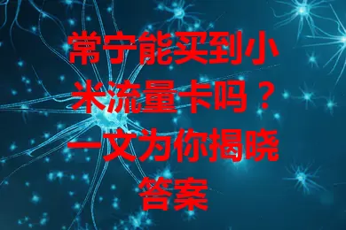 常宁能买到小米流量卡吗?一文为你揭晓答案