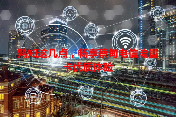 熟知这几点,畅享蔡甸电信流量卡优质体验