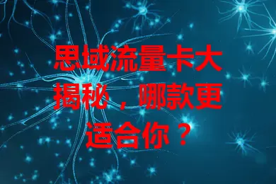 思域流量卡大揭秘,哪款更适合你?