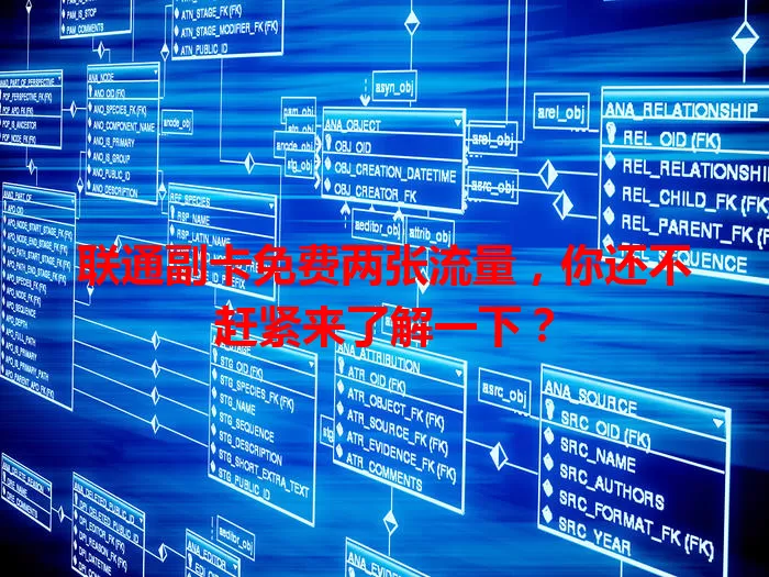 联通副卡免费两张流量,你还不赶紧来了解一下?