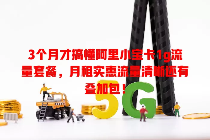 3个月才搞懂阿里小宝卡1g流量套餐,月租实惠流量清晰还有叠加包!