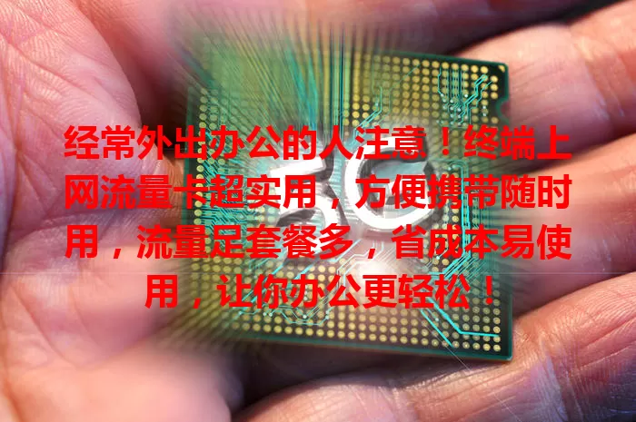 经常外出办公的人注意!终端上网流量卡超实用,方便携带随时用,流量足套餐多,省成本易使用,让你办公更轻松!