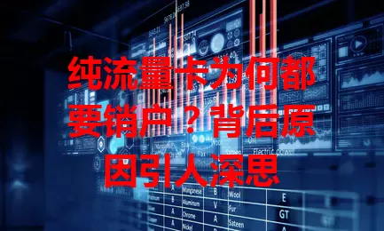 纯流量卡为何都要销户?背后原因引人深思
