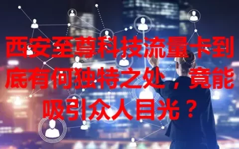 西安至尊科技流量卡到底有何独特之处，竟能吸引众人目光？