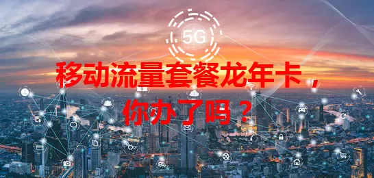 移动流量套餐龙年卡,你办了吗?