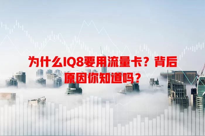 为什么IQ8要用流量卡?背后原因你知道吗?