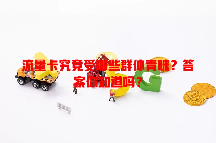 流量卡究竟受哪些群体青睐?答案你知道吗?