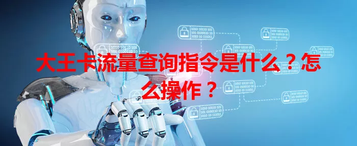 大王卡流量查询指令是什么?怎么操作?