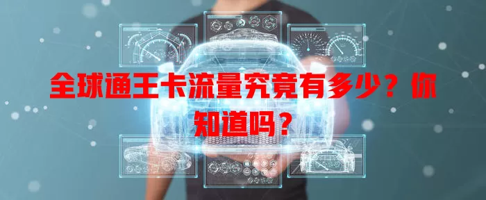 全球通王卡流量究竟有多少?你知道吗?