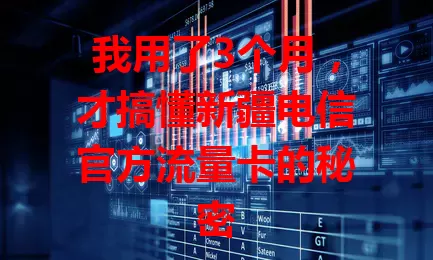 我用了3个月,才搞懂新疆电信官方流量卡的秘密
