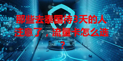 那些去泰国待3天的人注意了,流量卡怎么选?