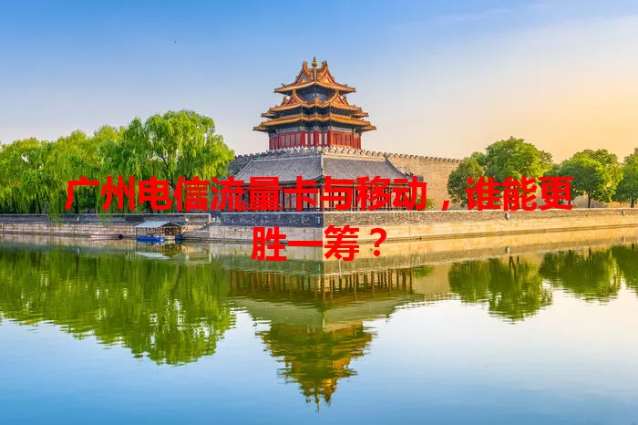 广州电信流量卡与移动,谁能更胜一筹?