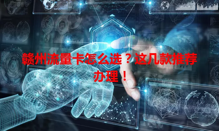 赣州流量卡怎么选?这几款推荐办理!