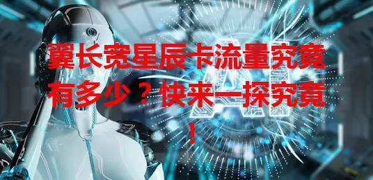 翼长宽星辰卡流量究竟有多少?快来一探究竟!