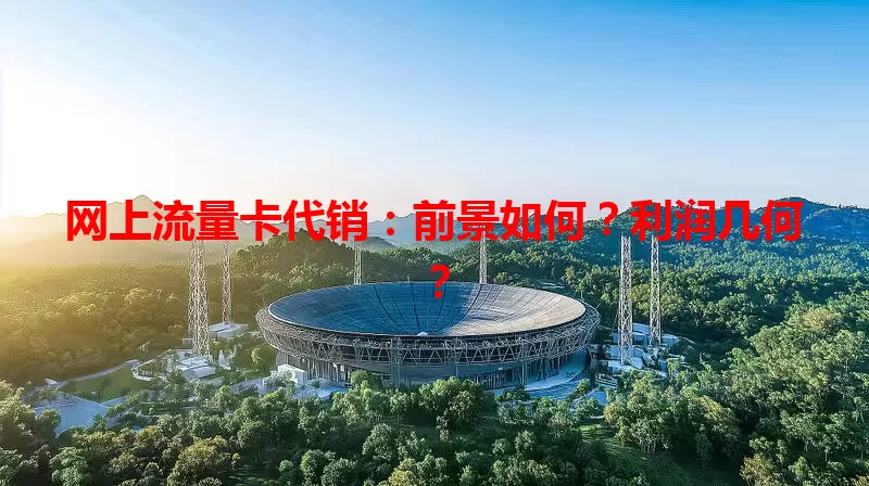 网上流量卡代销:前景如何?利润几何?