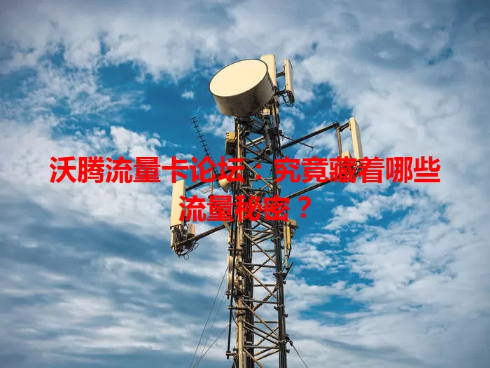沃腾流量卡论坛:究竟藏着哪些流量秘密?