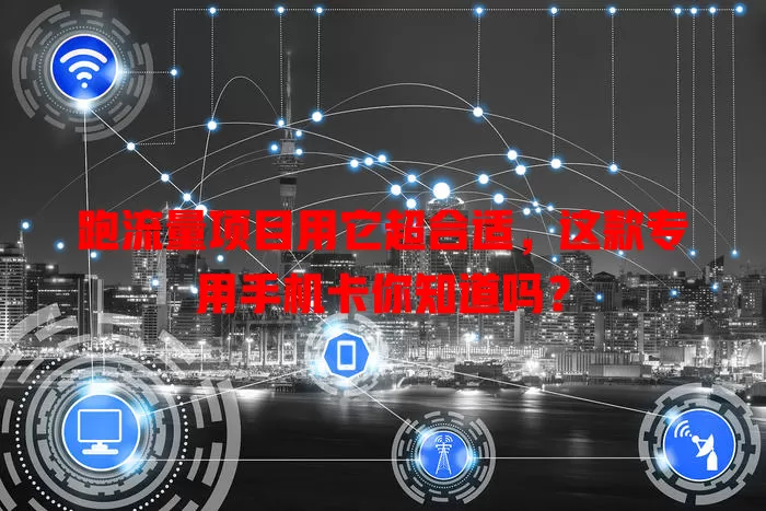 跑流量项目用它超合适,这款专用手机卡你知道吗?