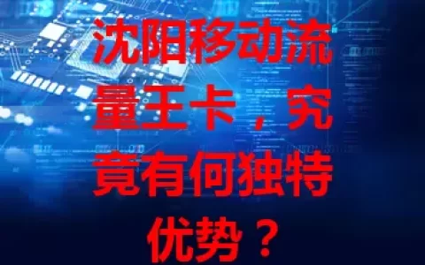沈阳移动流量王卡，究竟有何独特优势？