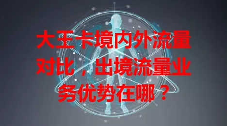 大王卡境内外流量对比,出境流量业务优势在哪?