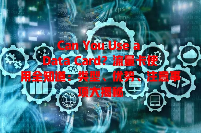 Can You Use a Data Card?流量卡使用全知道:类型、优势、注意事项大揭秘