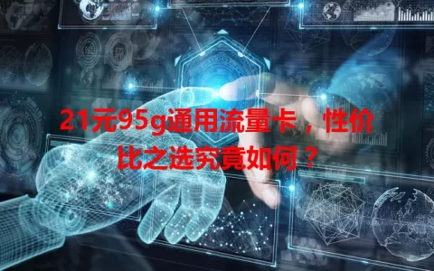 21元95g通用流量卡，性价比之选究竟如何？
