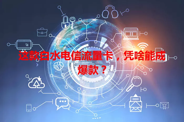 这款白水电信流量卡,凭啥能成爆款?