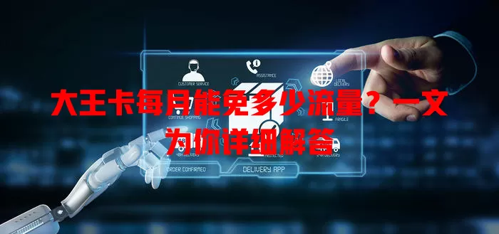 大王卡每月能免多少流量?一文为你详细解答