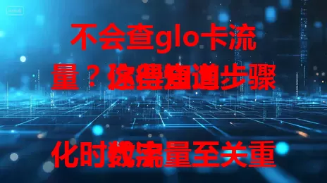 不会查glo卡流量?这些查询步骤你得知道
数字化时代流量至关重要,glo卡流量查询有多种方式。拨打客服电话方便快捷,官方APP能查详情还能分析趋势,短信代码无需下载软件,网上营业厅信息全,掌握步骤畅享数字生活。