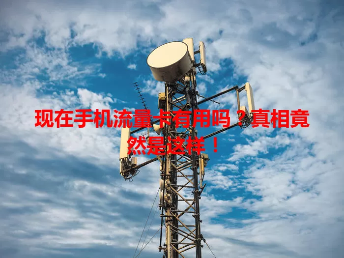 现在手机流量卡有用吗?真相竟然是这样!