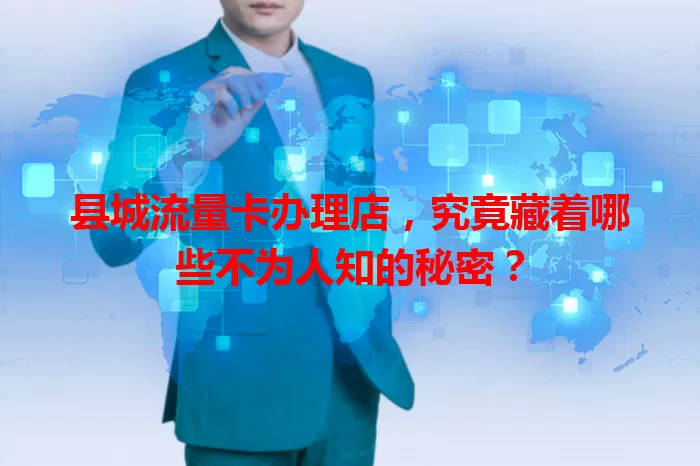 县城流量卡办理店,究竟藏着哪些不为人知的秘密?