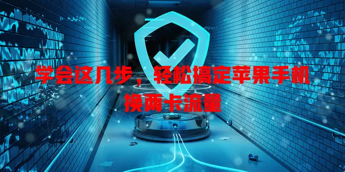 学会这几步,轻松搞定苹果手机换两卡流量