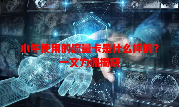 小牛使用的流量卡是什么样的?一文为你揭晓