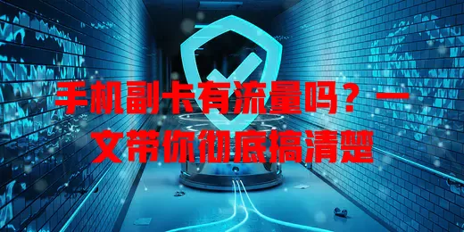 手机副卡有流量吗?一文带你彻底搞清楚