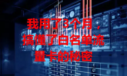 我用了3个月,搞懂了白名单流量卡的秘密