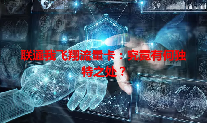 联通我飞翔流量卡:究竟有何独特之处?