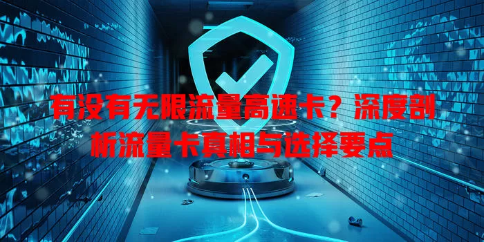 有没有无限流量高速卡?深度剖析流量卡真相与选择要点