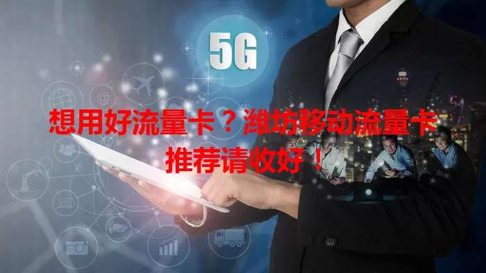 想用好流量卡?潍坊移动流量卡推荐请收好!
