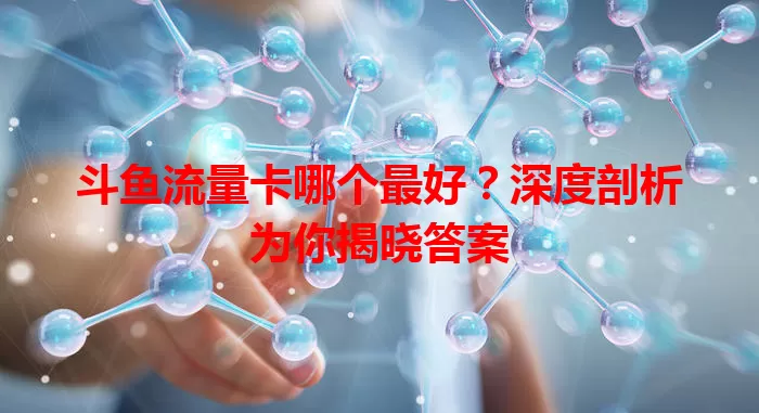 斗鱼流量卡哪个最好?深度剖析为你揭晓答案