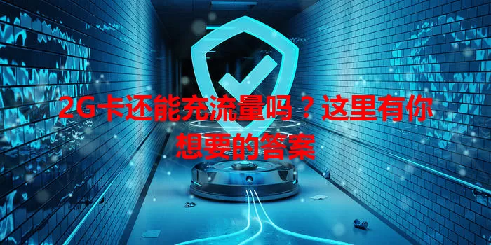 2G卡还能充流量吗?这里有你想要的答案