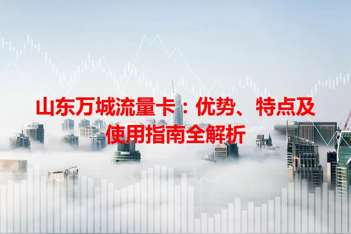 山东万城流量卡:优势、特点及使用指南全解析