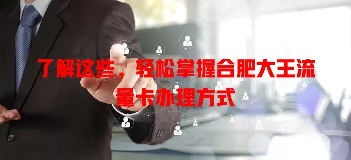 了解这些,轻松掌握合肥大王流量卡办理方式